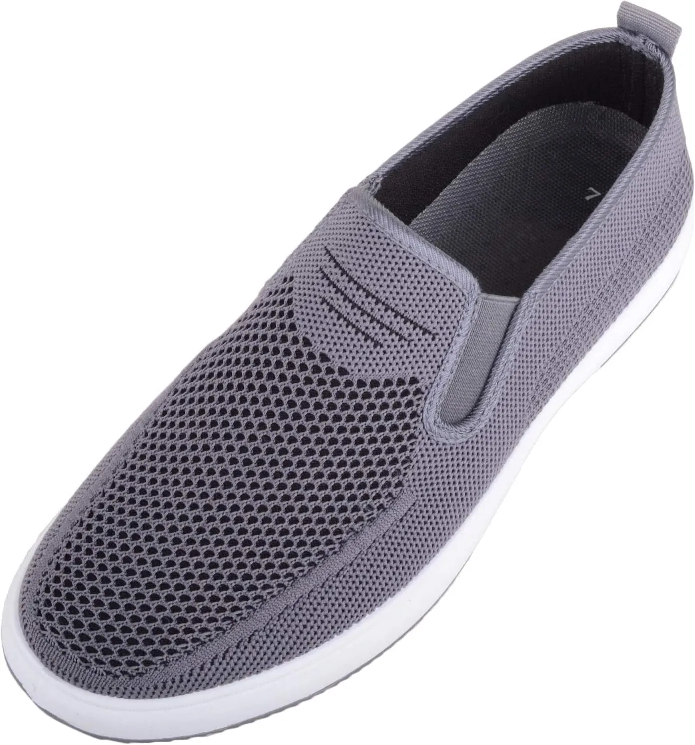 ABSOLUTE FOOTWEAR Mens Slip On Twin Gusset Leisure Sport Walking Pumps Trainers Shoes with Breathable Material