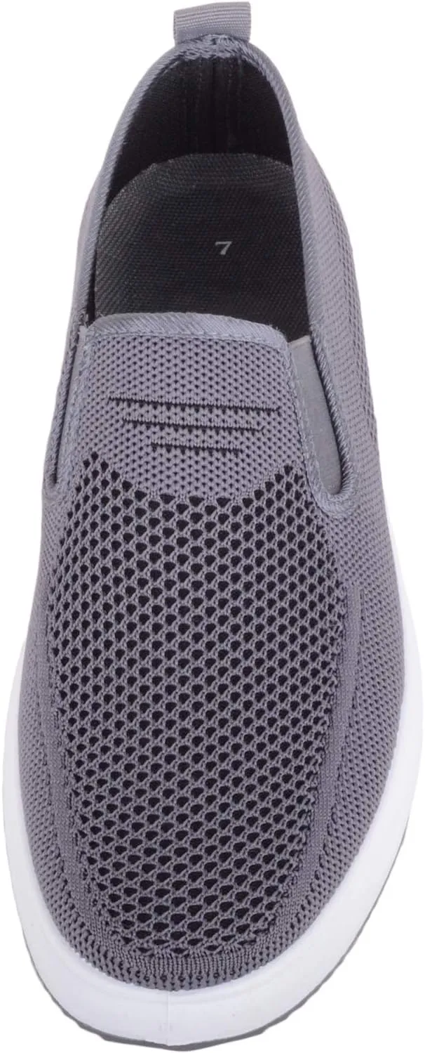 ABSOLUTE FOOTWEAR Mens Slip On Twin Gusset Leisure Sport Walking Pumps Trainers Shoes with Breathable Material