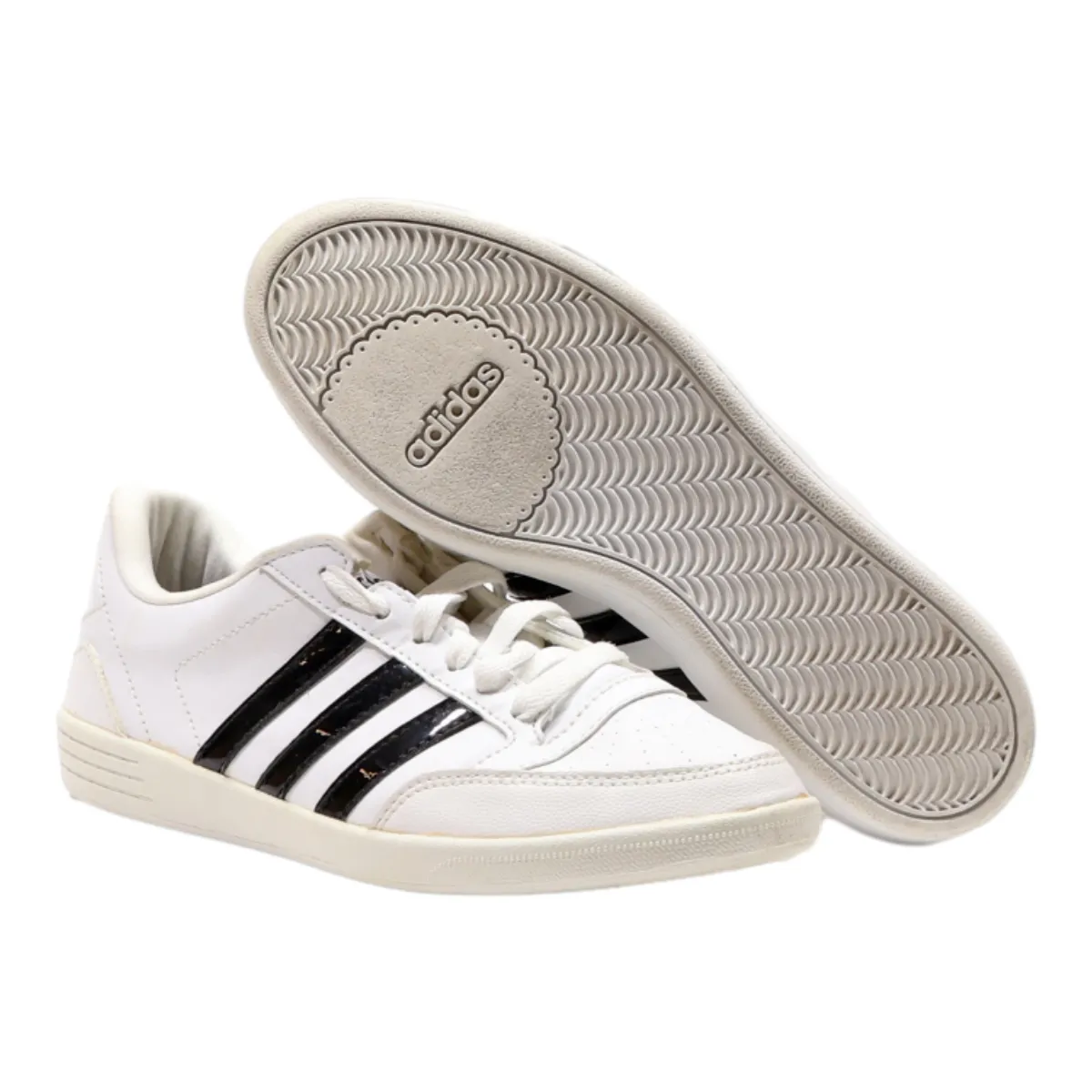 ADIDAS Sneaker Trainers White Leather Womens UK 5