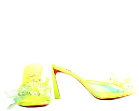 Alyah 85MM PVC Mules Size 36
