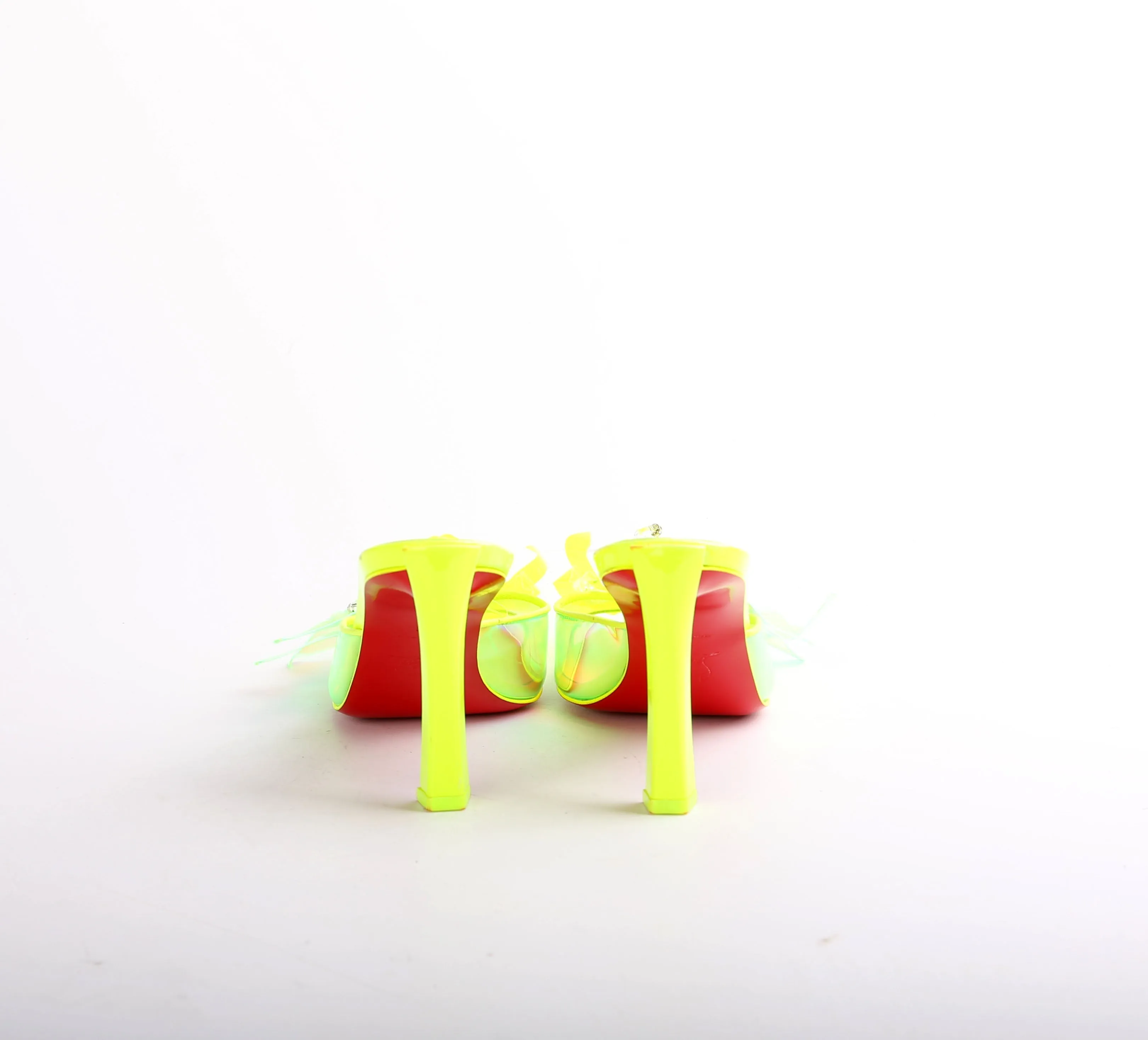 Alyah 85MM PVC Mules Size 36