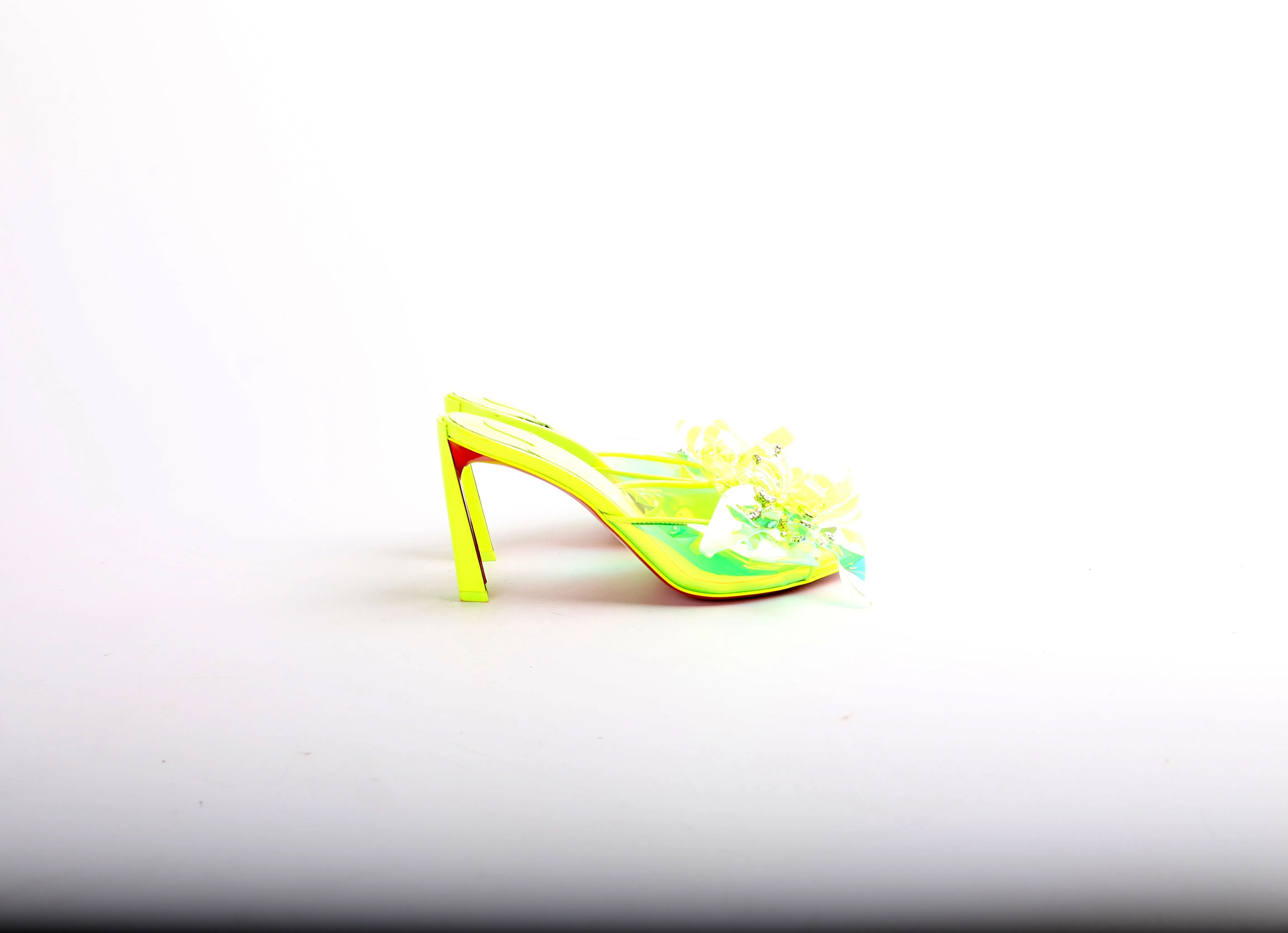 Alyah 85MM PVC Mules Size 36