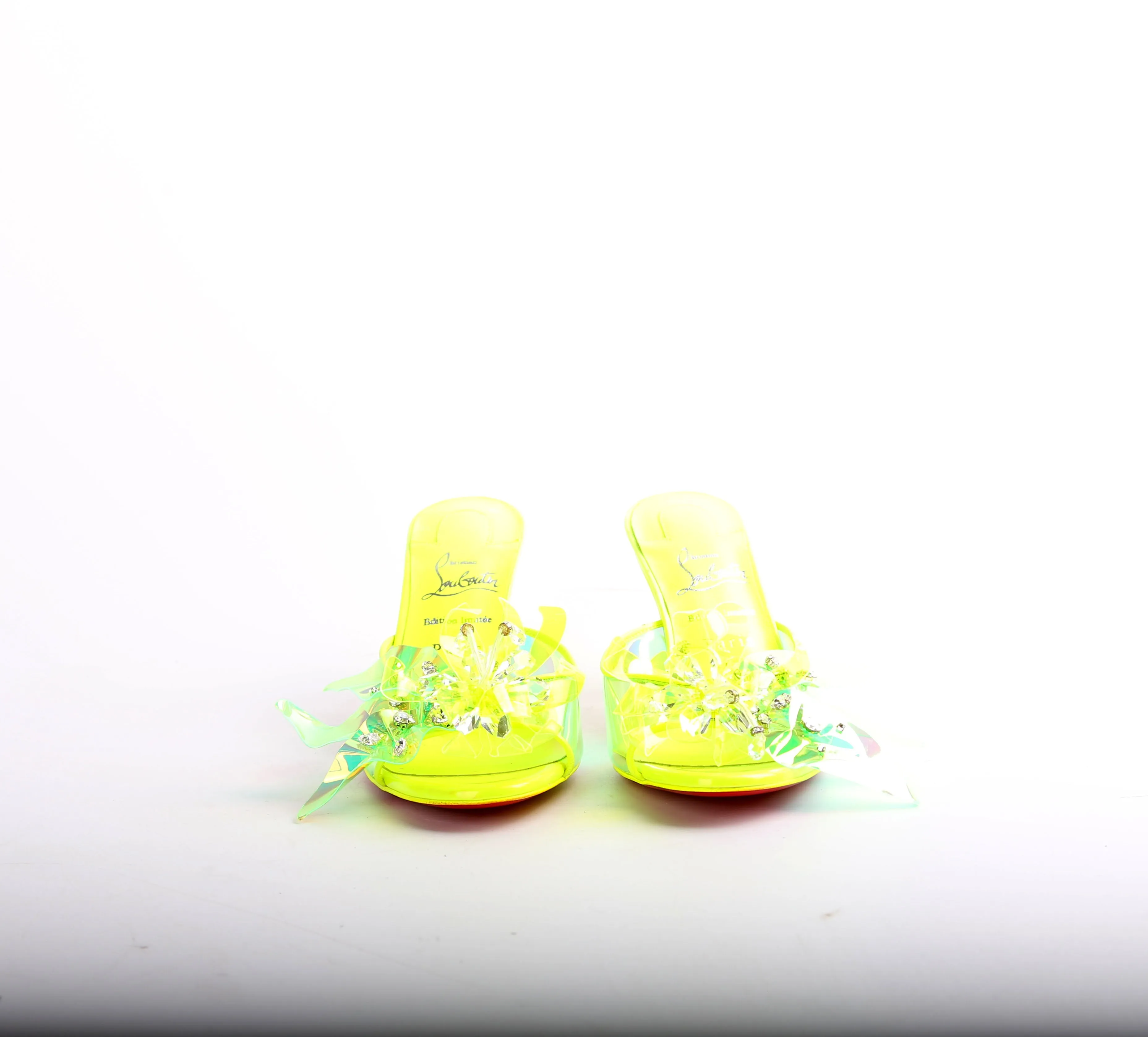 Alyah 85MM PVC Mules Size 36