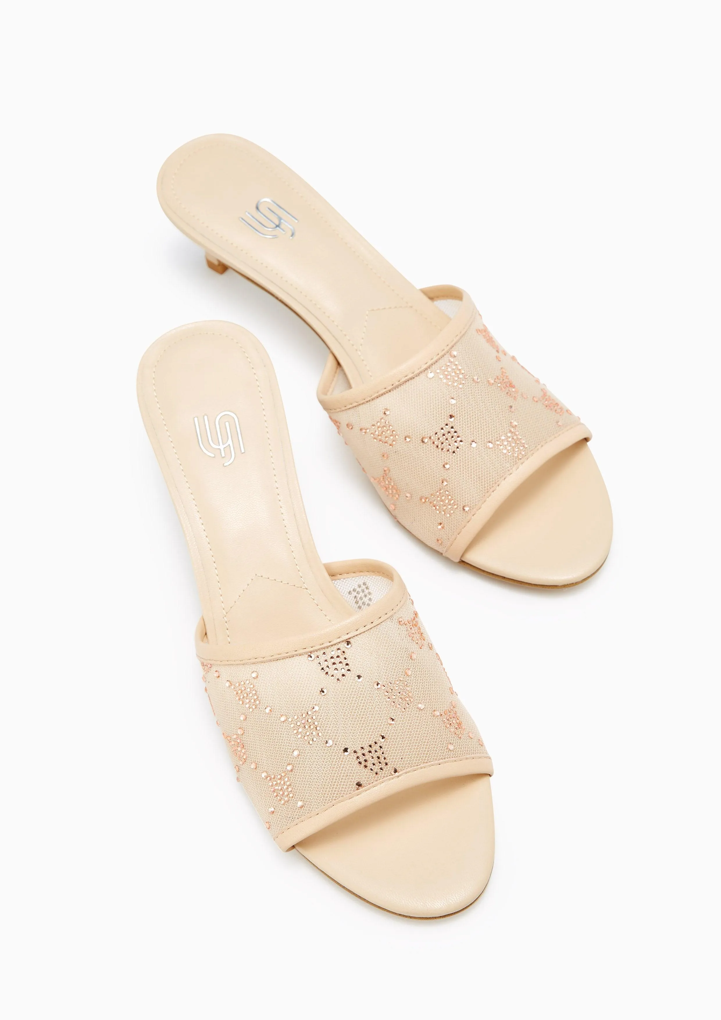 Becca Infinite Mid Heels Beige