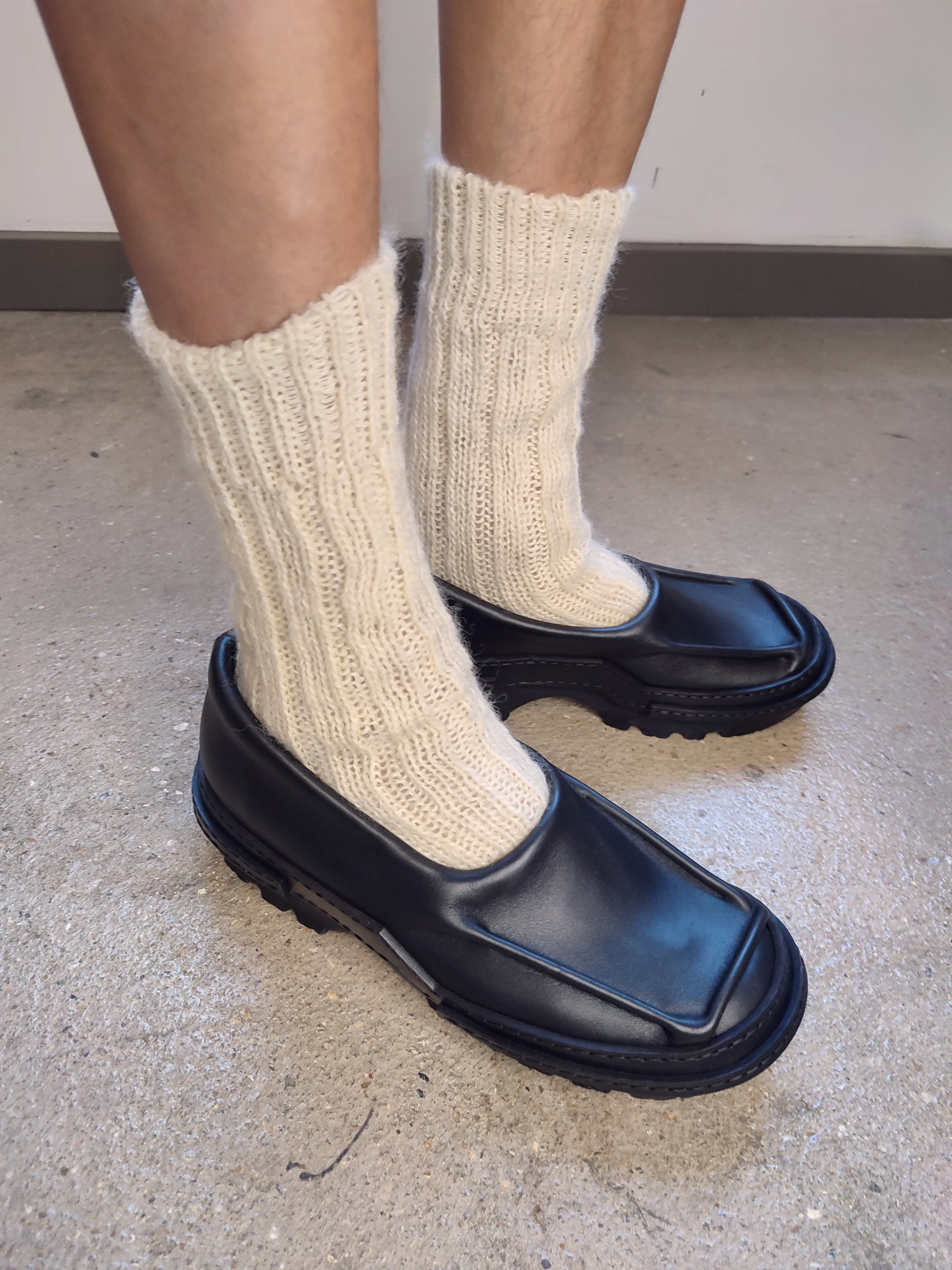Black Matte Moccasins