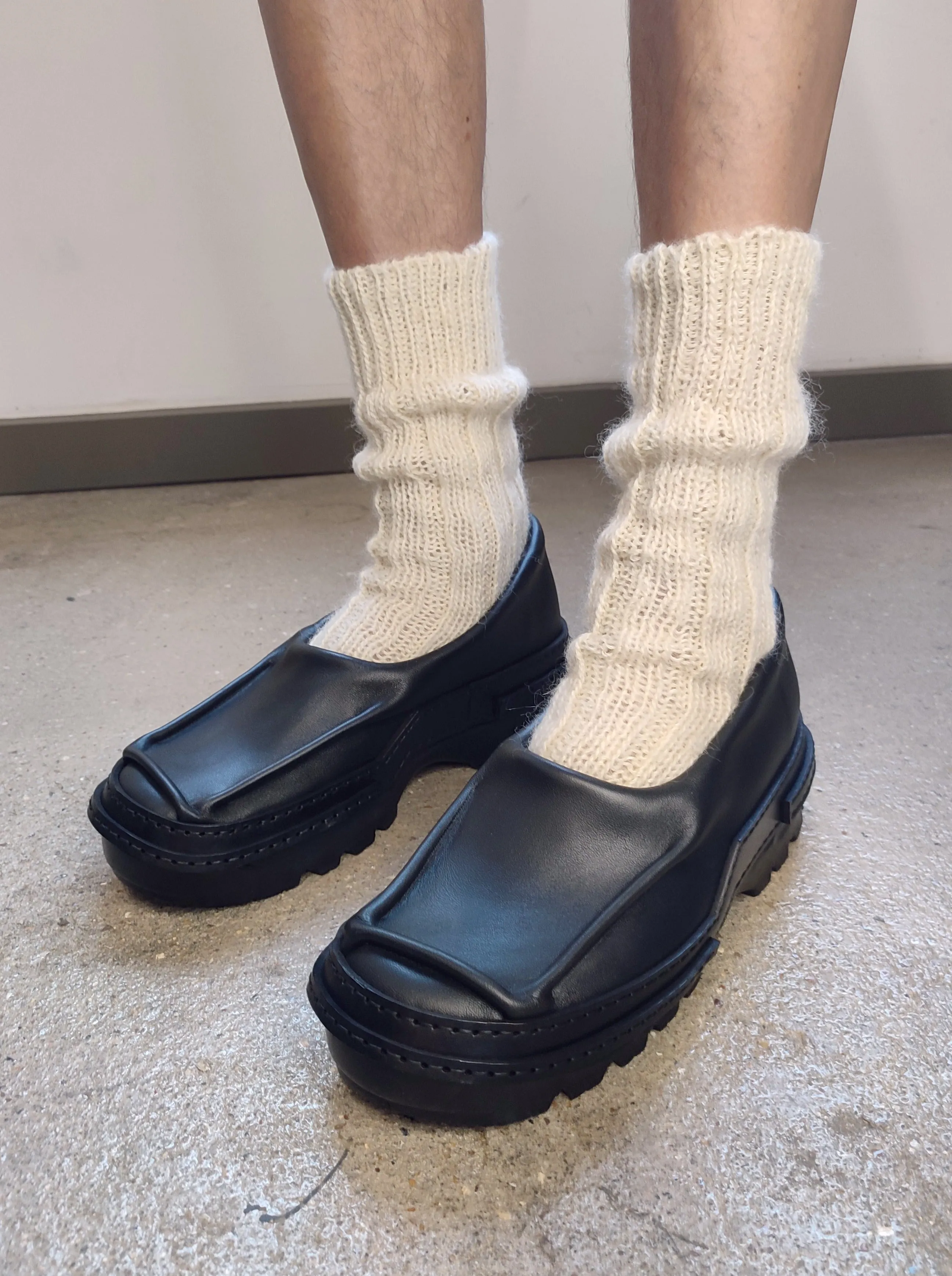 Black Matte Moccasins