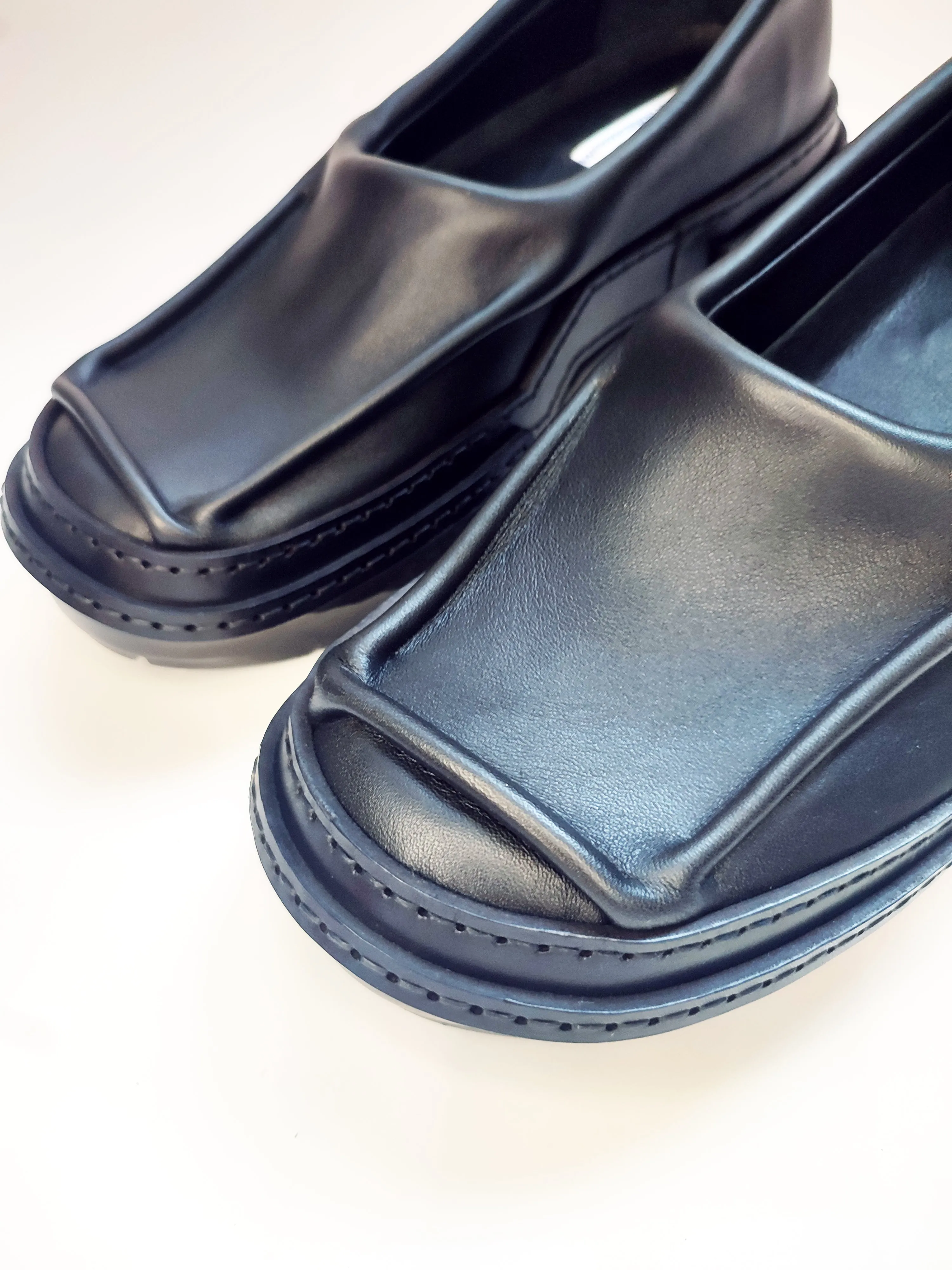 Black Matte Moccasins