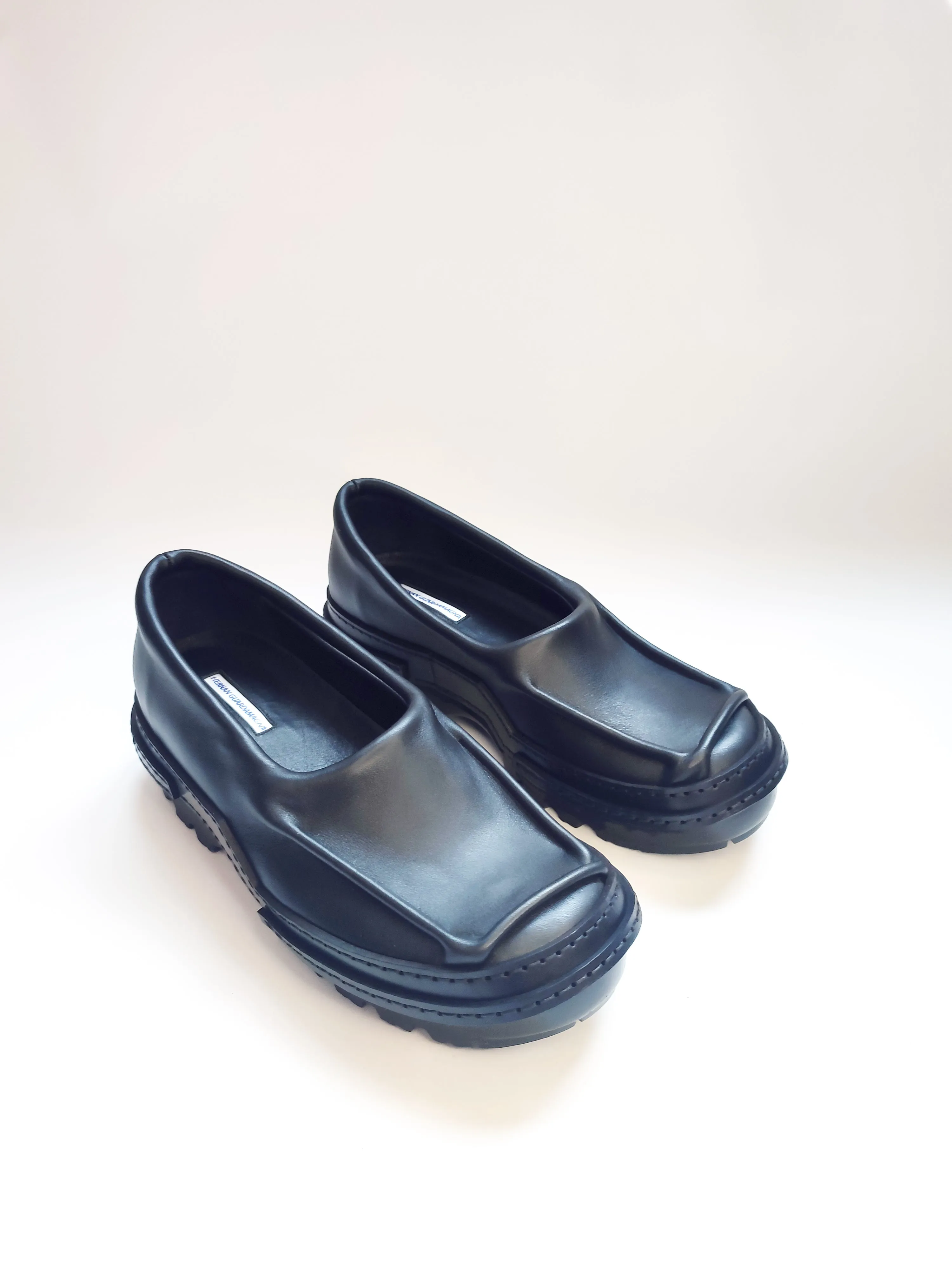 Black Matte Moccasins