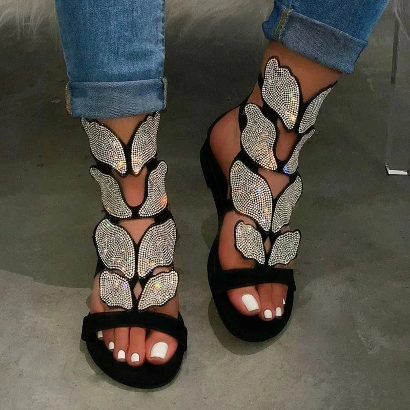Chaussures sandales été luxe chic femme