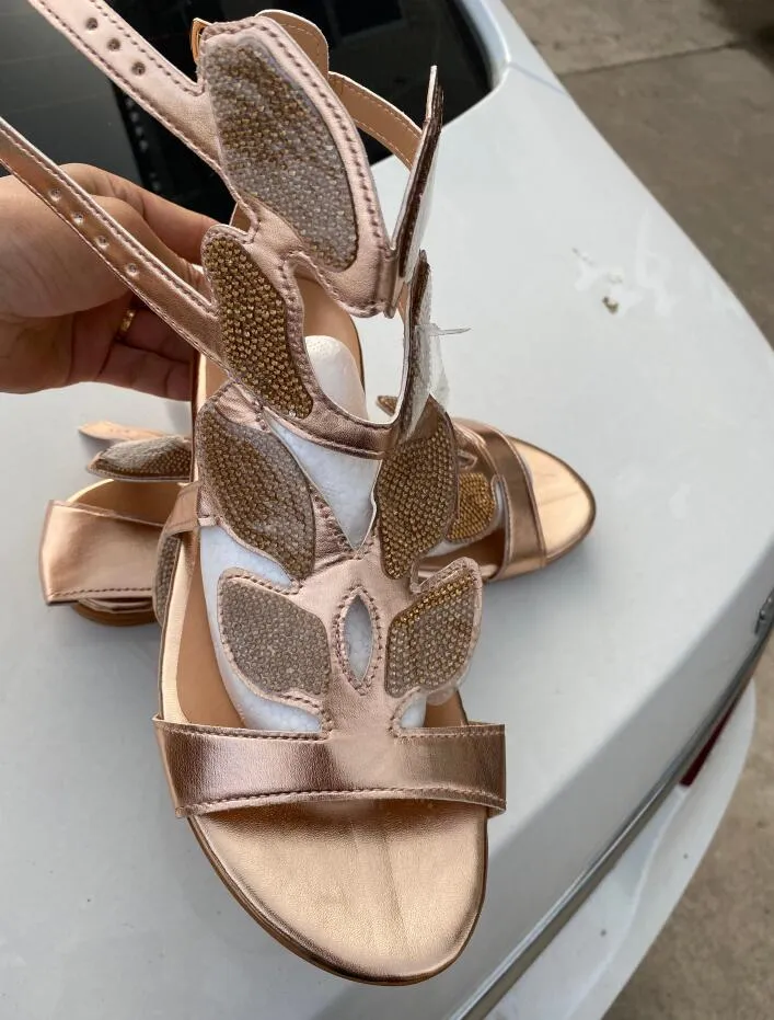 Chaussures sandales été luxe chic femme