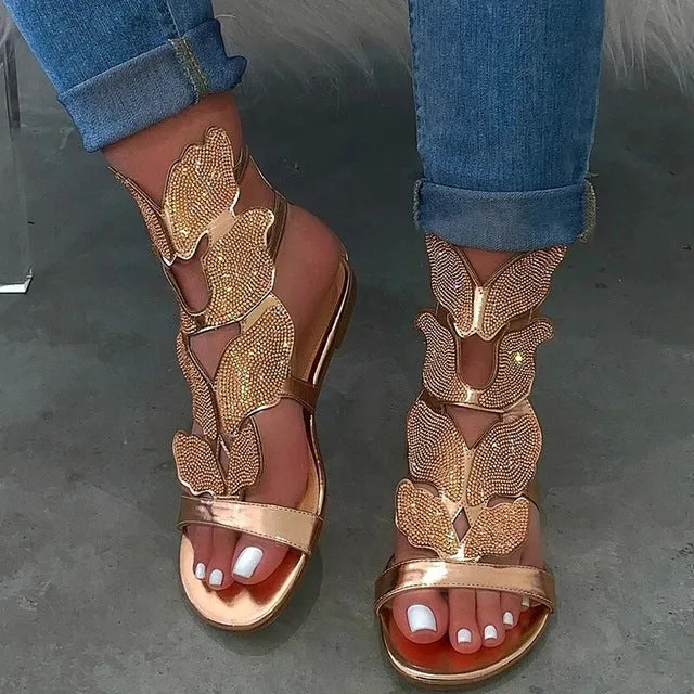 Chaussures sandales été luxe chic femme