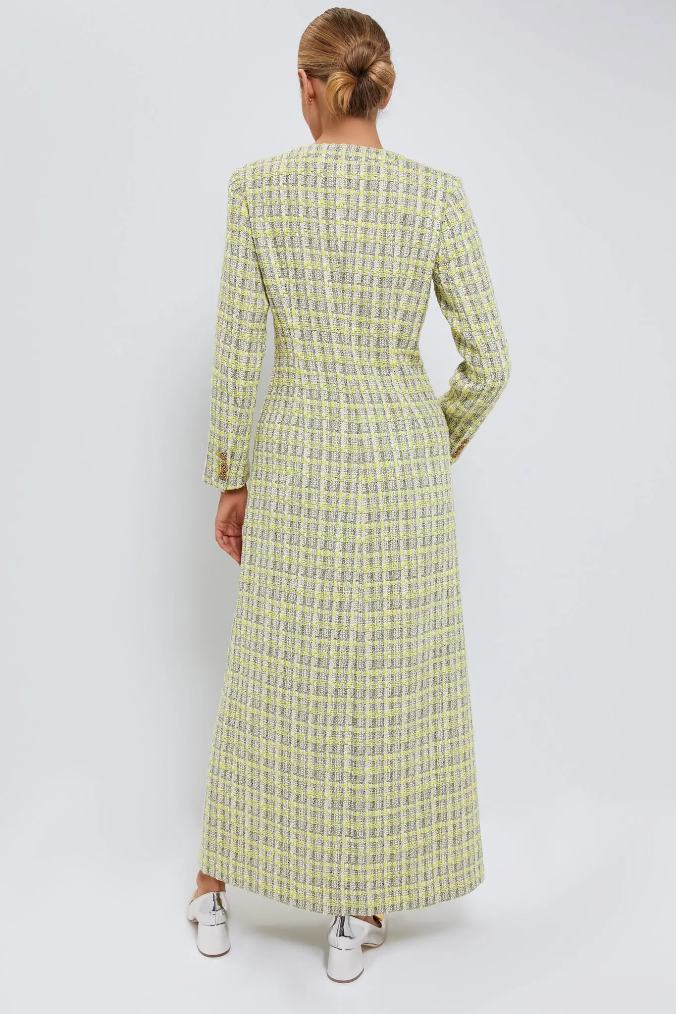 Citron Tweed Rafferty Dress