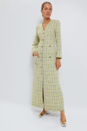 Citron Tweed Rafferty Dress