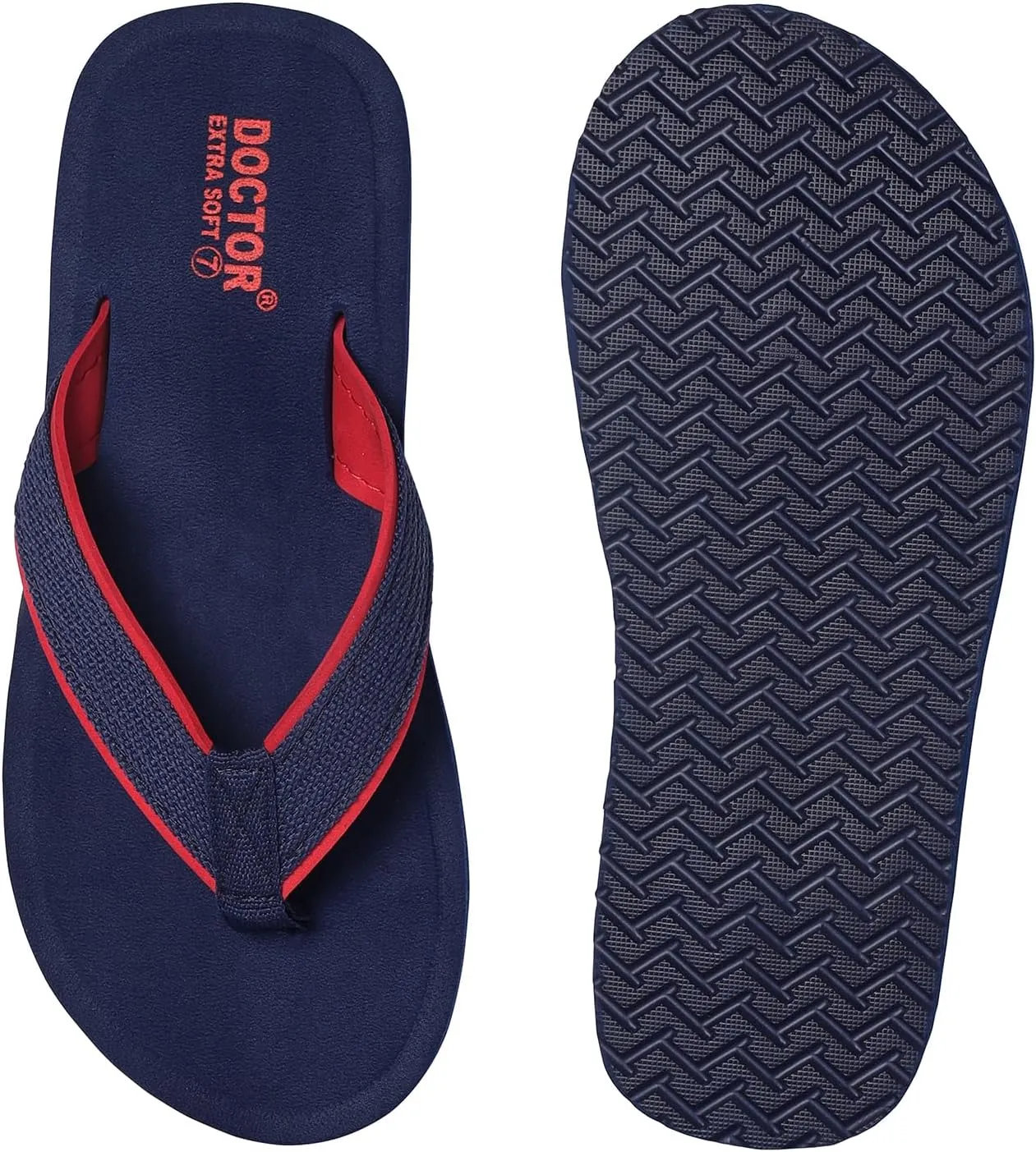 Doctor Slippers for Men's Orthopedic Diabetic Non-Slip Lightweight Durable Cushion Comfortable Flat Mcr Casual Stylish Dr Chappals and House Flip flops For Gent's and Boy’s D-34