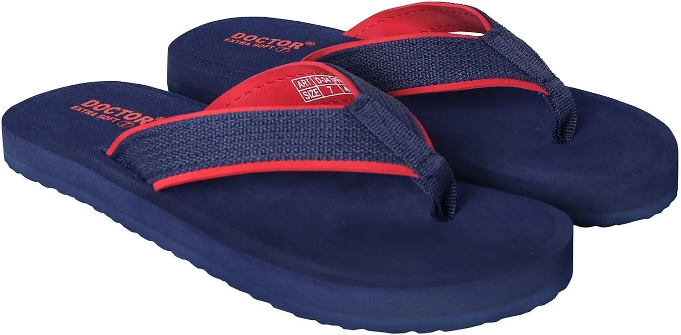 Doctor Slippers for Men's Orthopedic Diabetic Non-Slip Lightweight Durable Cushion Comfortable Flat Mcr Casual Stylish Dr Chappals and House Flip flops For Gent's and Boy’s D-34