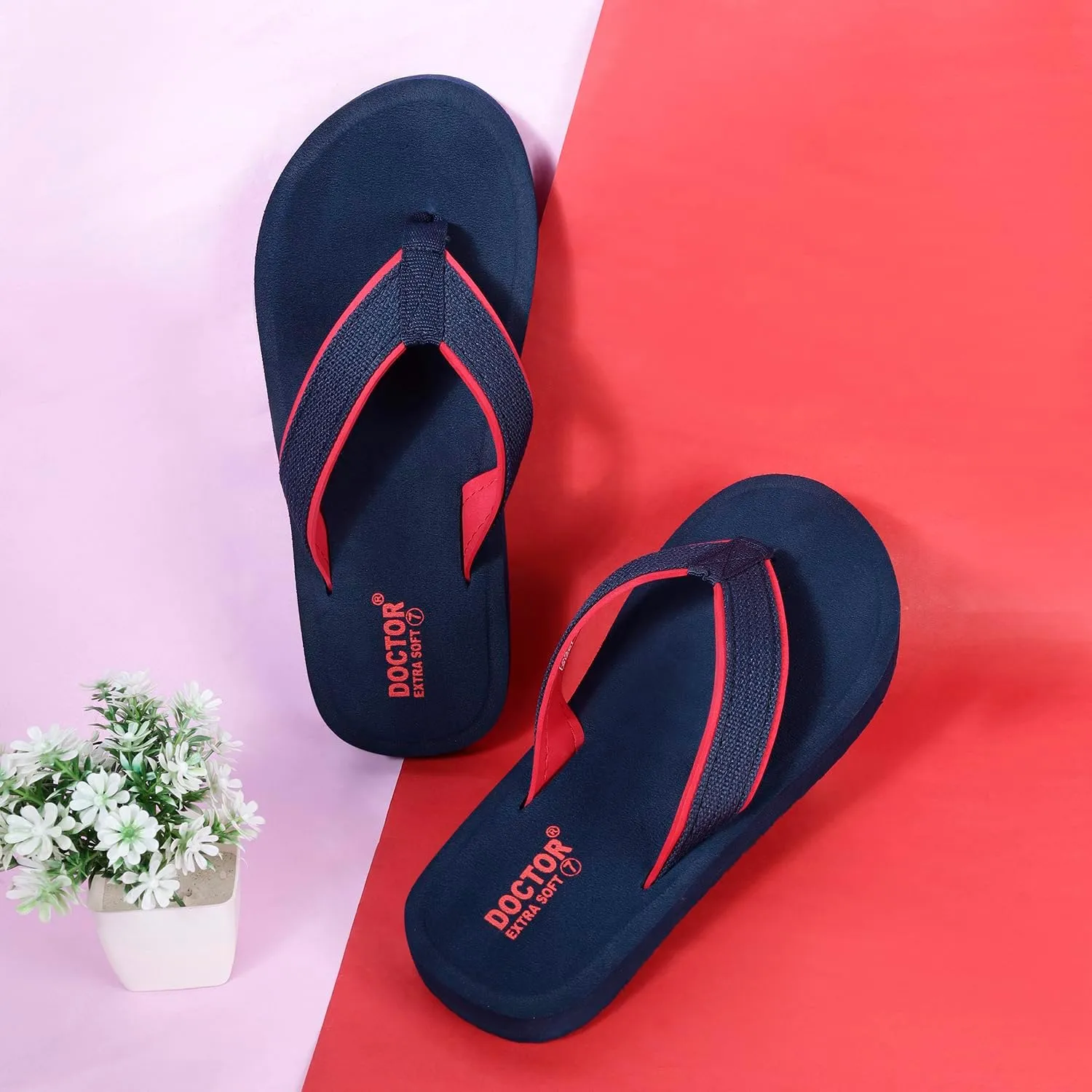 Doctor Slippers for Men's Orthopedic Diabetic Non-Slip Lightweight Durable Cushion Comfortable Flat Mcr Casual Stylish Dr Chappals and House Flip flops For Gent's and Boy’s D-34