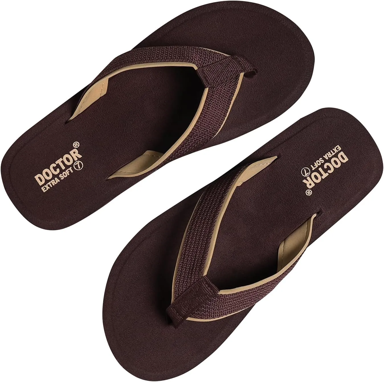 Doctor Slippers for Men's Orthopedic Diabetic Non-Slip Lightweight Durable Cushion Comfortable Flat Mcr Casual Stylish Dr Chappals and House Flip flops For Gent's and Boy’s D-34