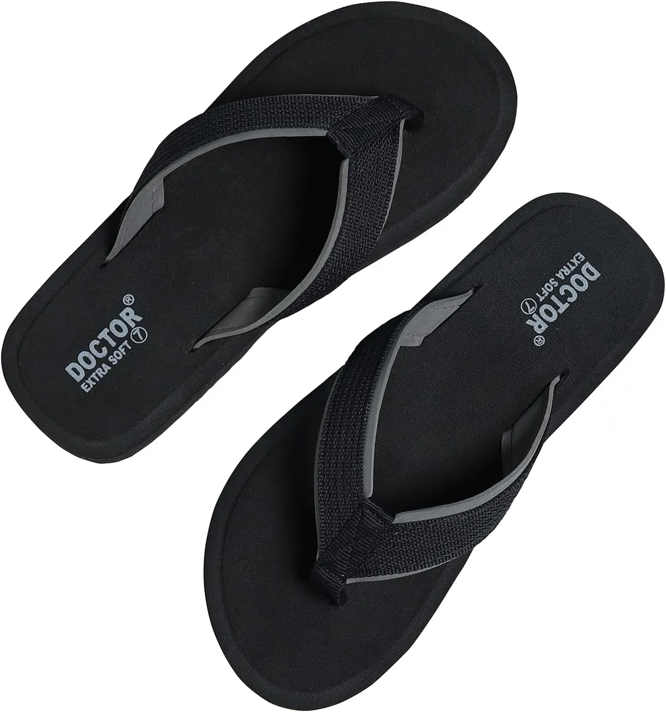 Doctor Slippers for Men's Orthopedic Diabetic Non-Slip Lightweight Durable Cushion Comfortable Flat Mcr Casual Stylish Dr Chappals and House Flip flops For Gent's and Boy’s D-34