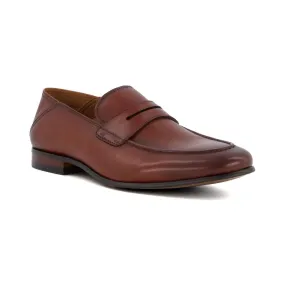 Dune Sync Leather Men's Tan Loafers