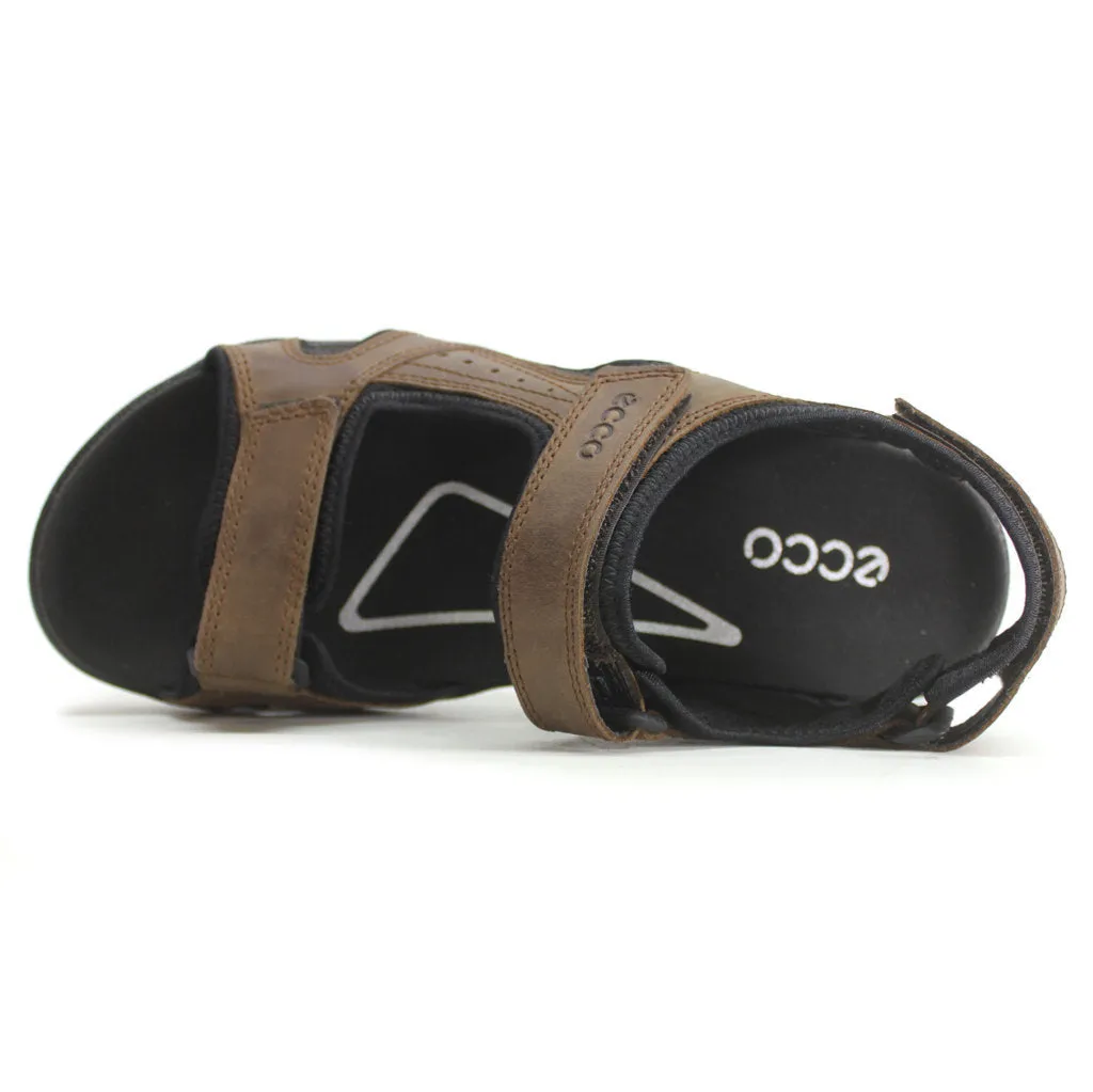 Ecco Onroads Leather Textile Men's Slingback Sandals