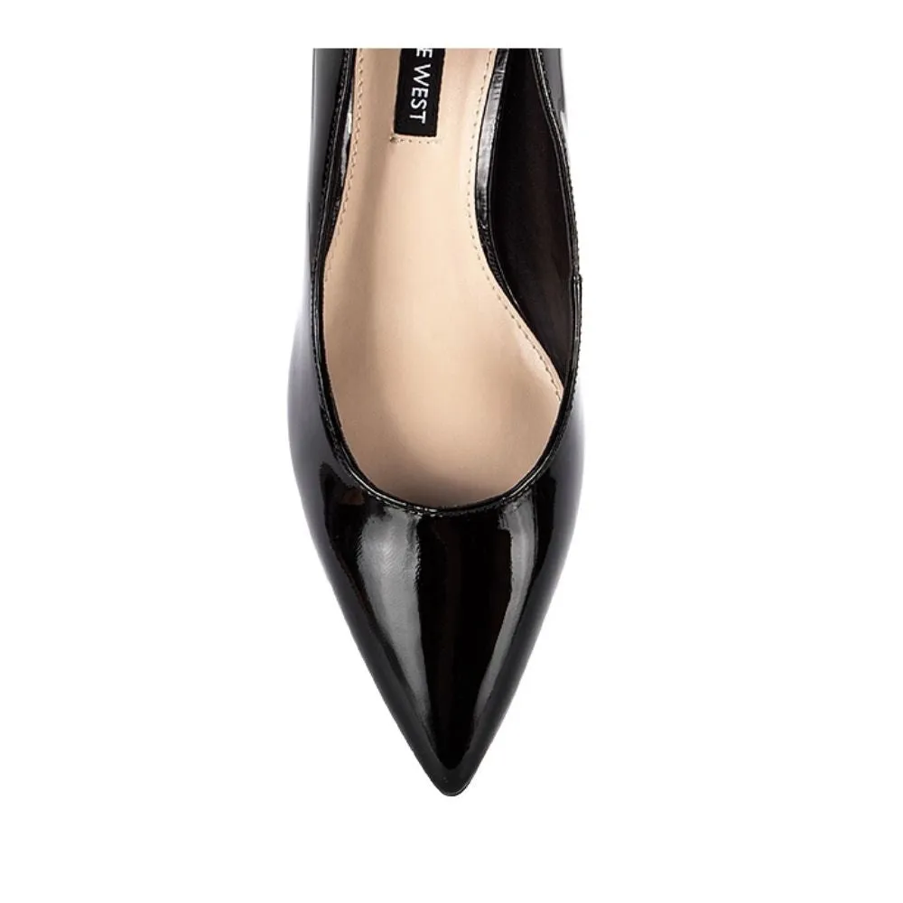 Fina Black Patent Nine West Pumps