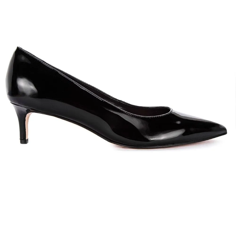 Fina Black Patent Nine West Pumps