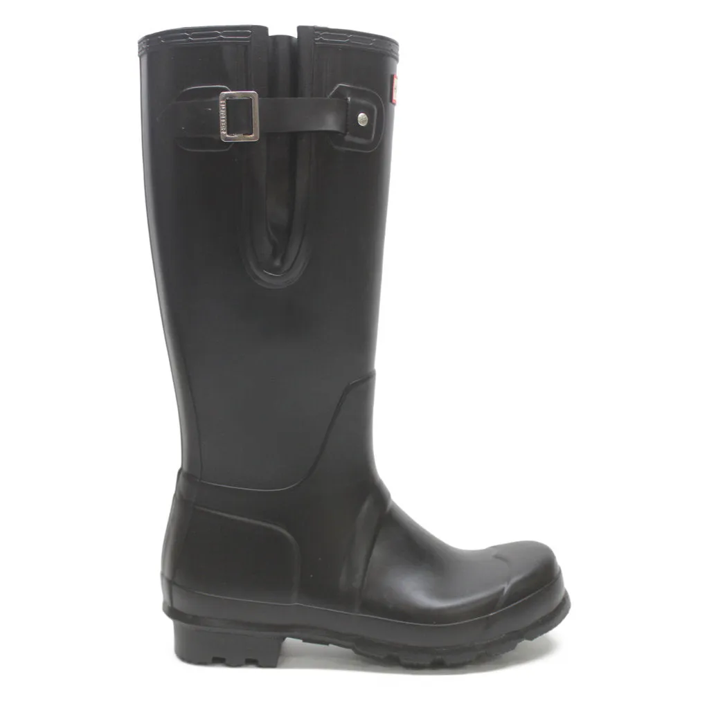 Hunter Mens Boots Original Side Adjustable Casual Buckle Wellington Rubber - UK 8
