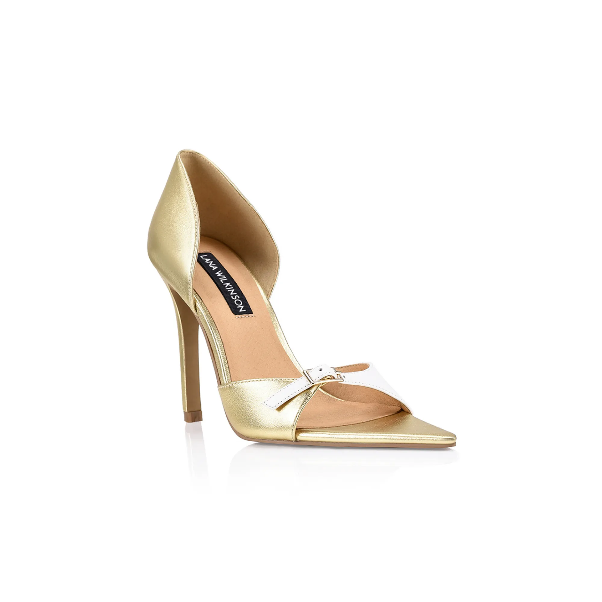 Leah Pump Gold Metallic
