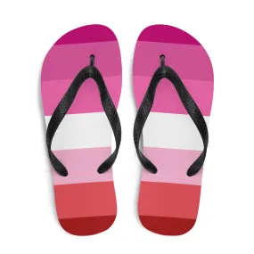 Lesbian Pride Flip-Flops