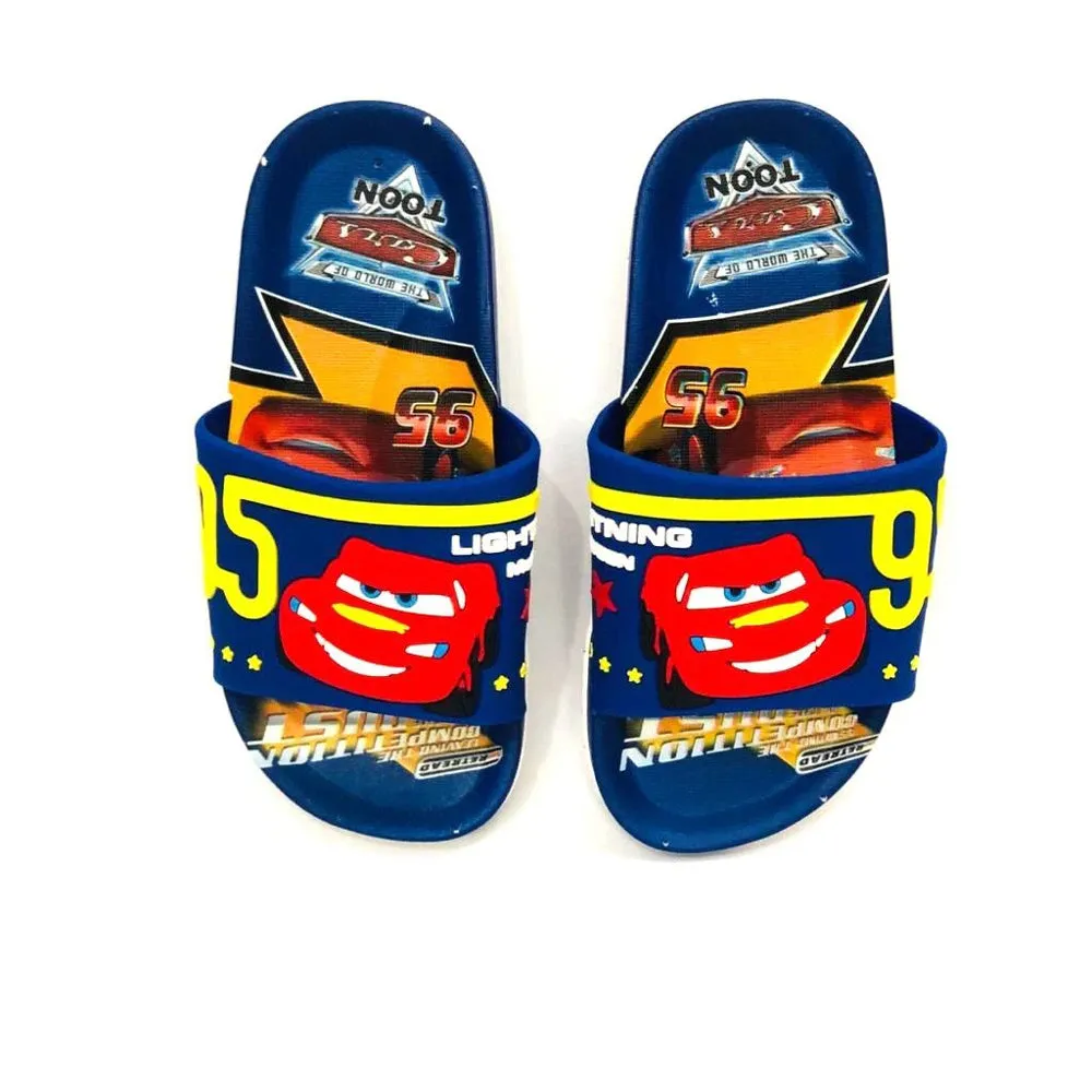 Lightning Queen Car Blue Slippers 1925