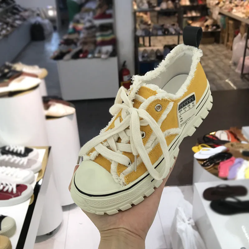 LUXE SEVEN DESIGN CHUNKY SOLE TRAINERS