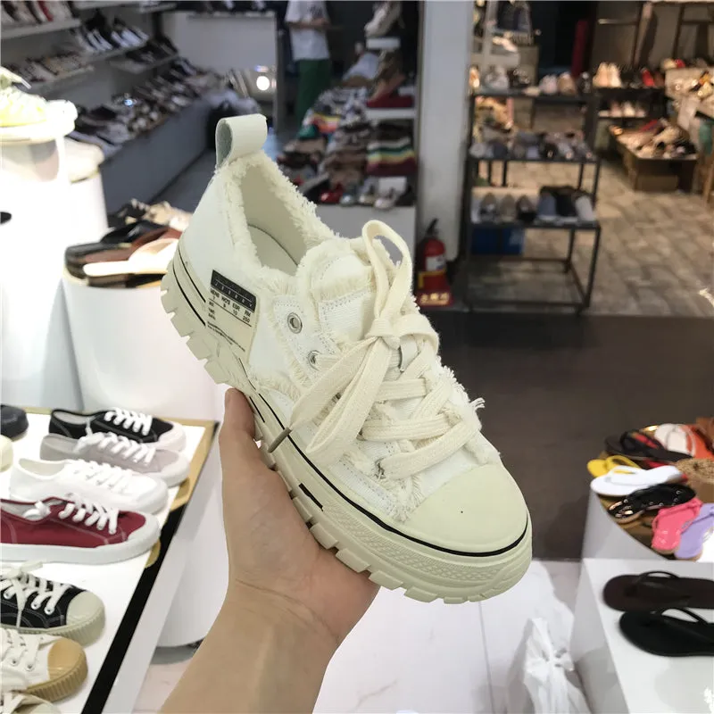 LUXE SEVEN DESIGN CHUNKY SOLE TRAINERS