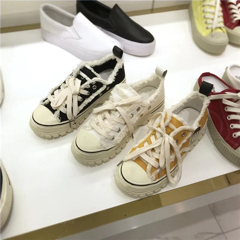 LUXE SEVEN DESIGN CHUNKY SOLE TRAINERS