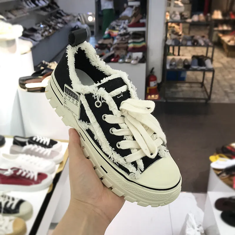 LUXE SEVEN DESIGN CHUNKY SOLE TRAINERS