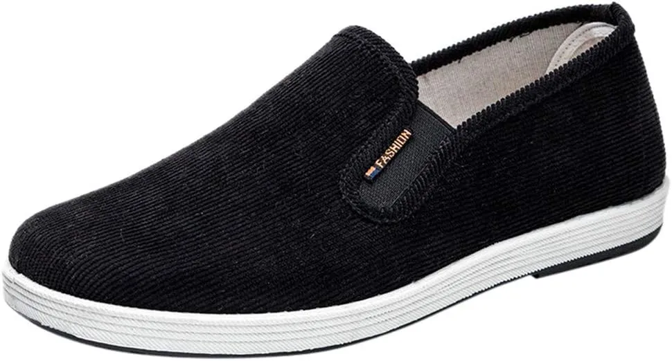 Men Slip On Sneaker Wide Width Orthopedic Shoes with Arch Support Comfortable Lightweight Breathable Casual Sneaker