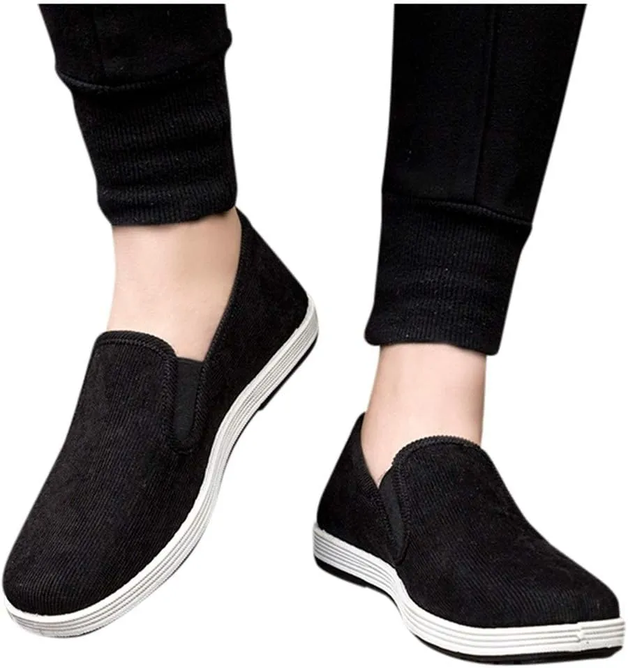 Men Slip On Sneaker Wide Width Orthopedic Shoes with Arch Support Comfortable Lightweight Breathable Casual Sneaker