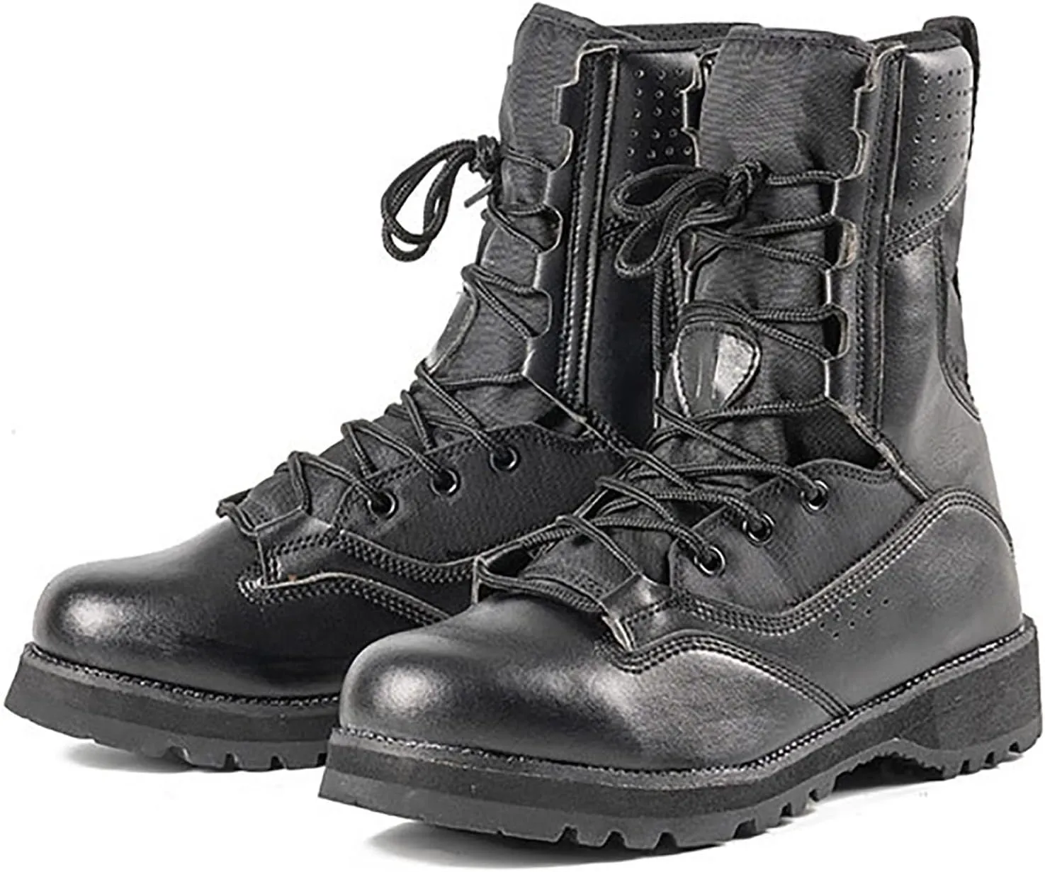 Men's High-top Tactical Military Boots, Spring Summer Outdoor Ultralight Waterproof Tactical Boots, Comfort Durable Non-slip Breathable Training Shoes
