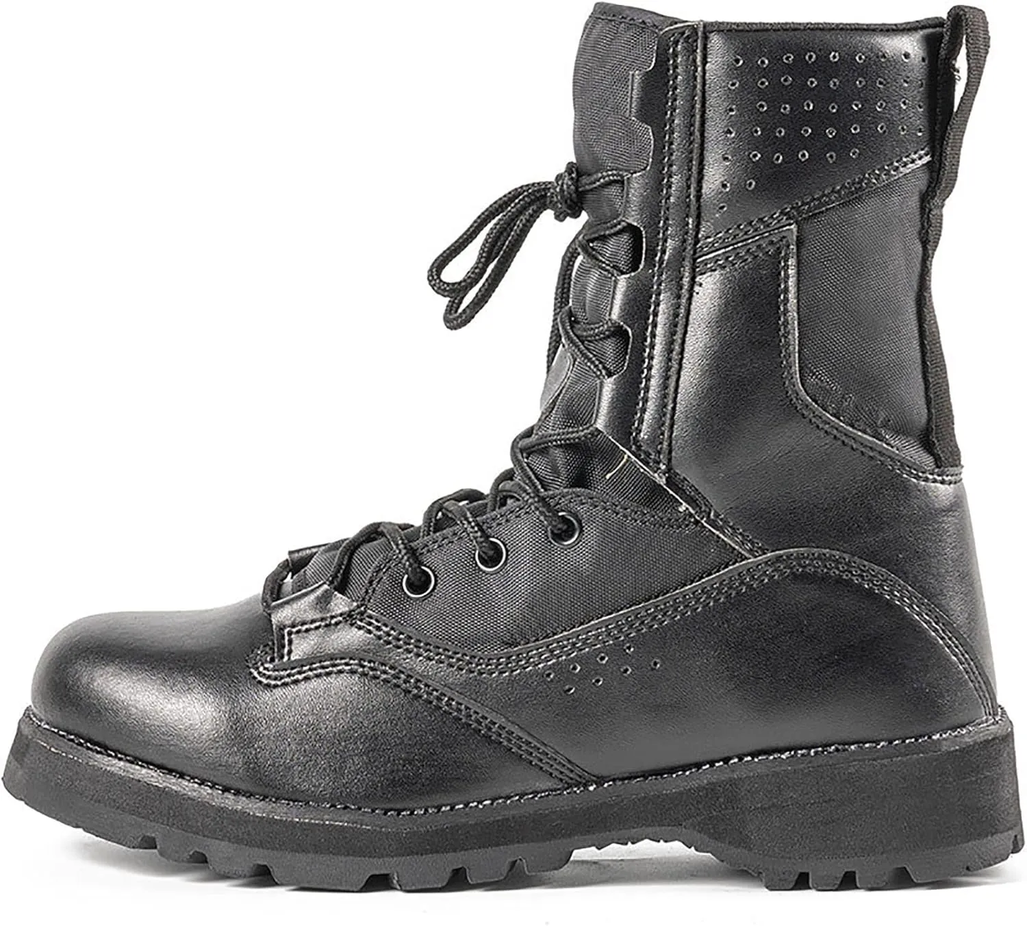 Men's High-top Tactical Military Boots, Spring Summer Outdoor Ultralight Waterproof Tactical Boots, Comfort Durable Non-slip Breathable Training Shoes