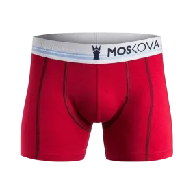 MOSKOVA BOXER M2 COTTON HEATHER RED