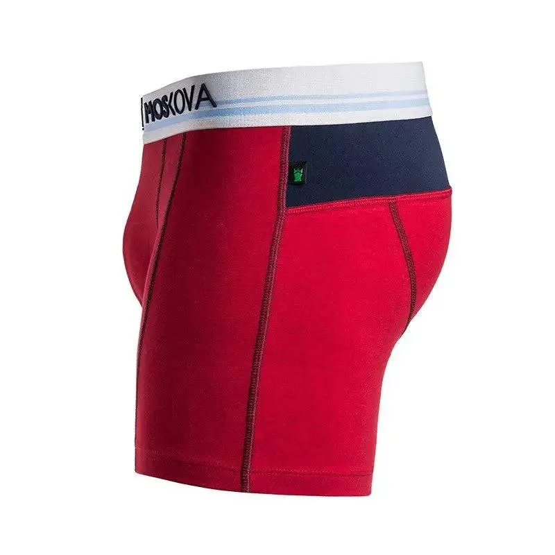 MOSKOVA BOXER M2 COTTON HEATHER RED