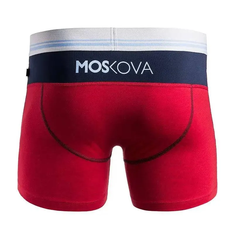 MOSKOVA BOXER M2 COTTON HEATHER RED