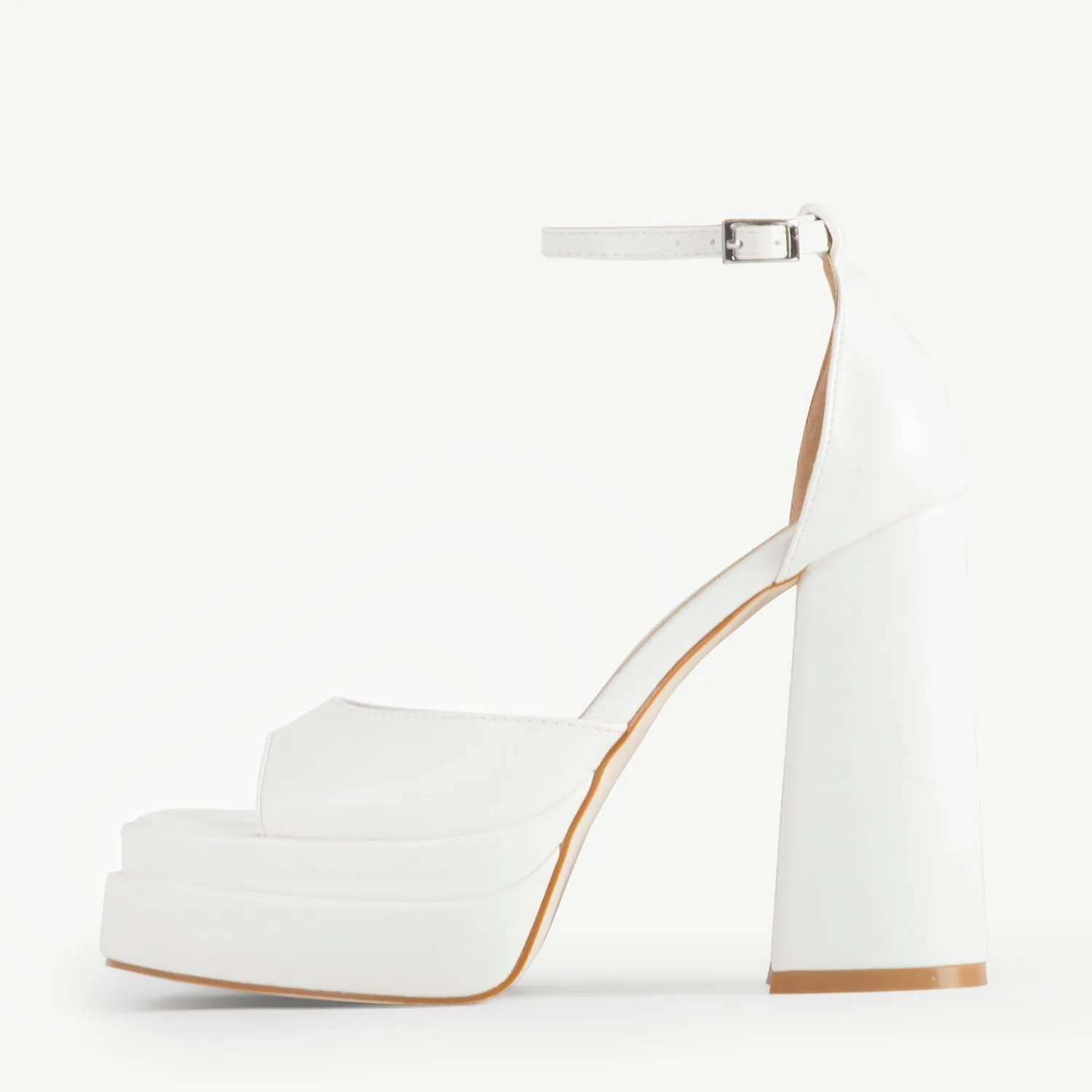 RAID Sheryl Platform Heel in White