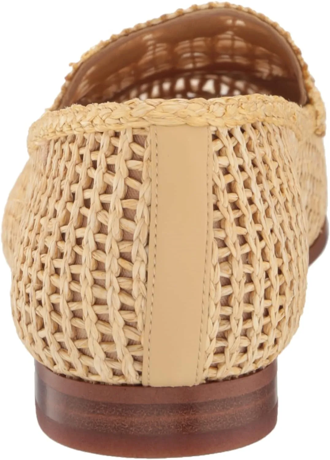 Sam Edelman Lowell Natural Woven Leather Classic Chain Detailed Vamp Loafers