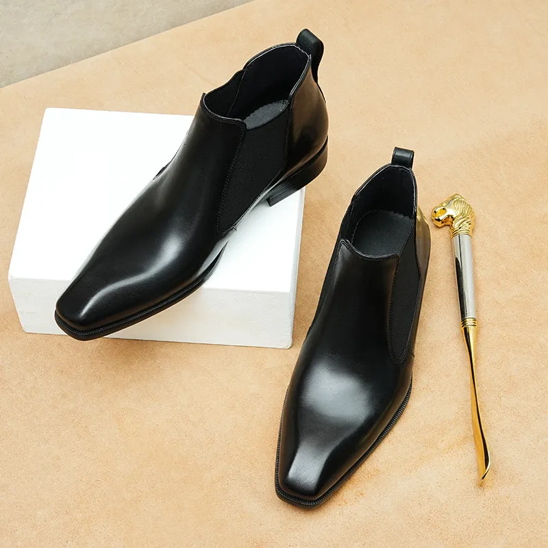 Veltique Luxe Zip-Up Boots