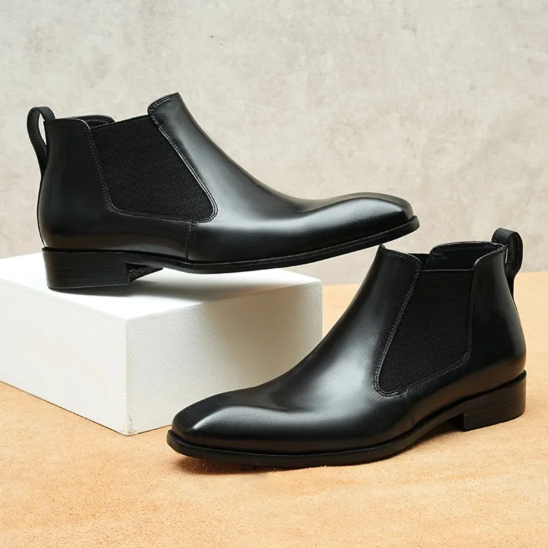 Veltique Luxe Zip-Up Boots