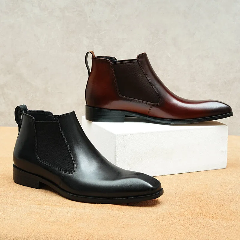 Veltique Luxe Zip-Up Boots