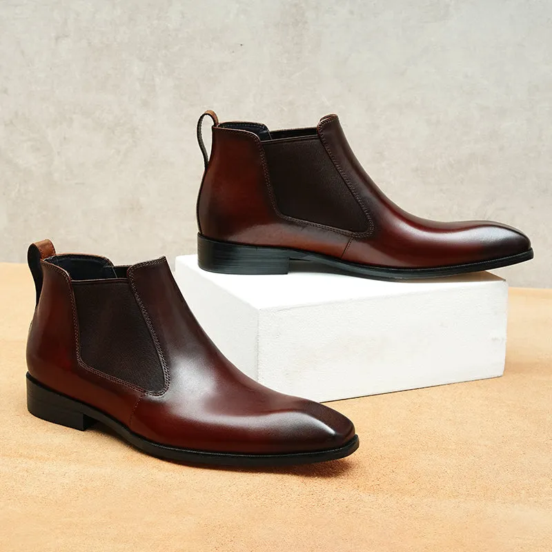Veltique Luxe Zip-Up Boots