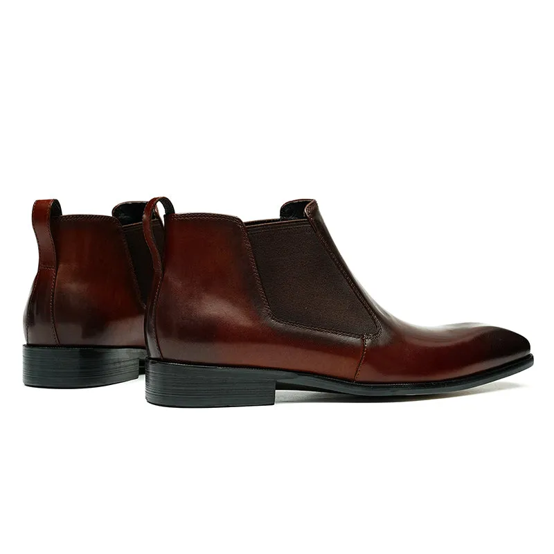 Veltique Luxe Zip-Up Boots