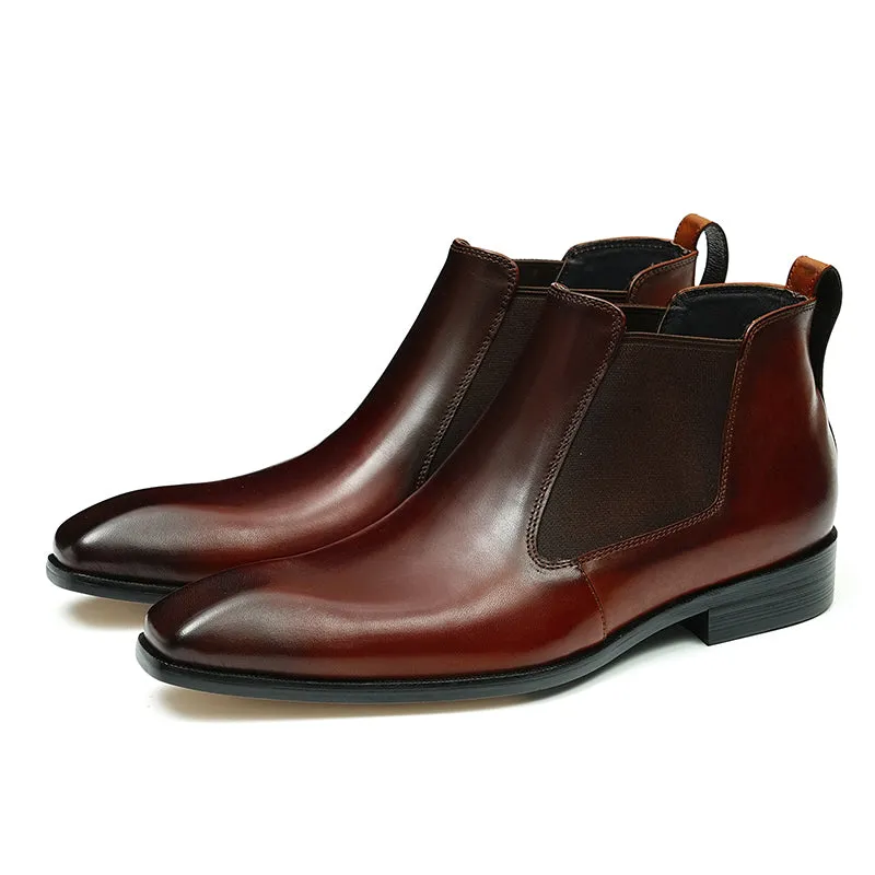 Veltique Luxe Zip-Up Boots