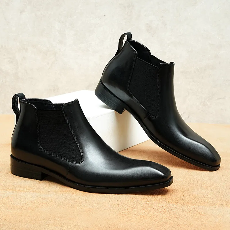 Veltique Luxe Zip-Up Boots
